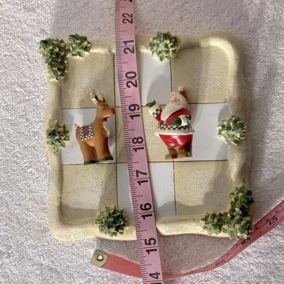 Vintage Avon Santa Reindeer Christmas Tic  Tac Toe Game - Picture 16 of 16